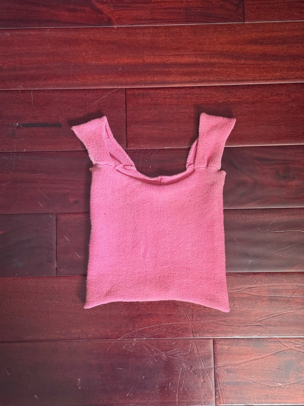 Pink Knit Tank Top
